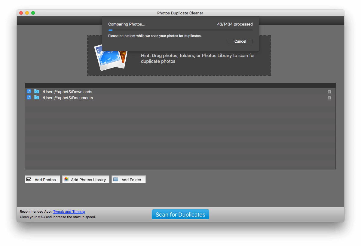 Photos Duplicate Cleaner
