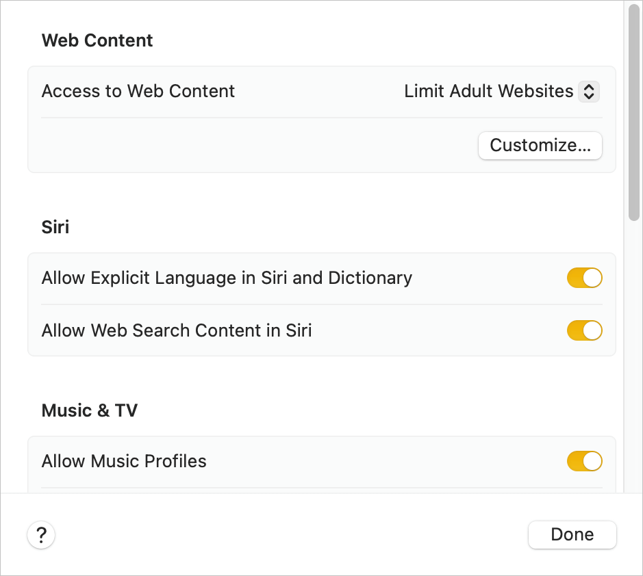 limit adult websites